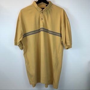 Men’s Yellow Gray Polo Style Cotton Shirt By Eagle